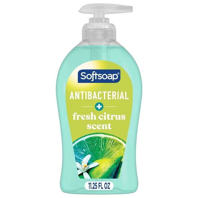 Alt view image 3 of 6 - Softsoap Antibacterial Hand Soap, 2-Pack, 11.25 fl oz, Fresh Citrus Scent, Eliminates 99% of Bacteria