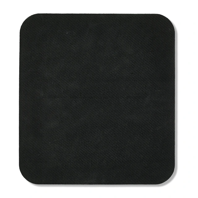 Alt view image 2 of 7 - Onn Mouse Pad, Square, Polyester Surface with Non-Slip Natural Rubber Backing, Black