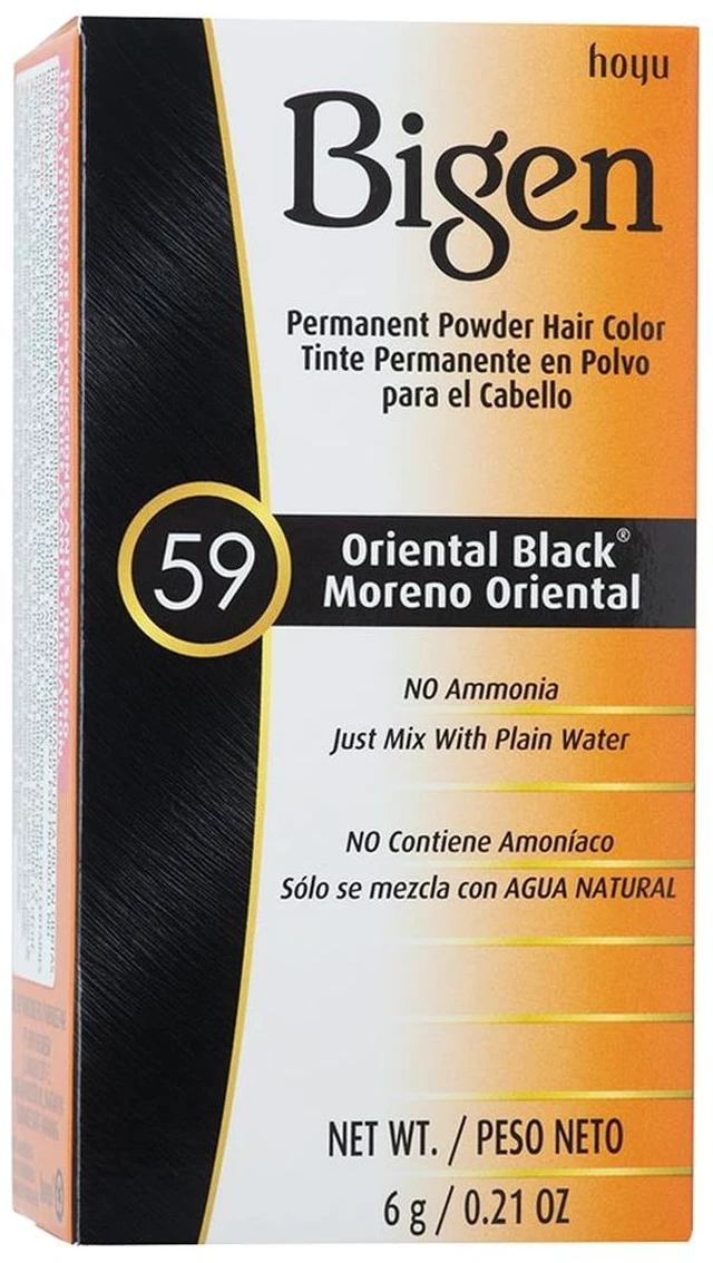 Main image of Bigen Oriental Black 59 Permanent Powder Hair Color for Unisex Adult