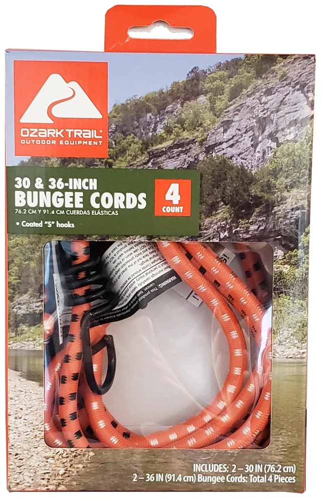 Alt view image 5 of 6 - Ozark Trail Rubber Bungee Cords 4 Count Box