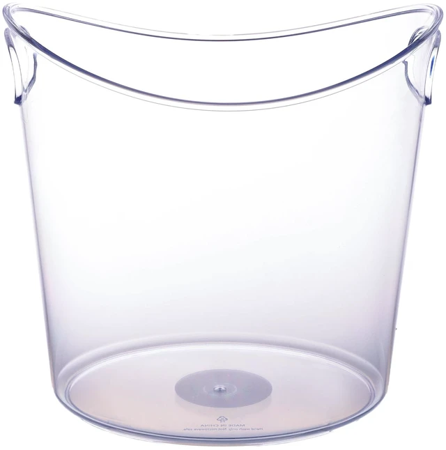 Main image of Way to Celebrate Clear Plastic Ice Bucket with Handles, 162oz