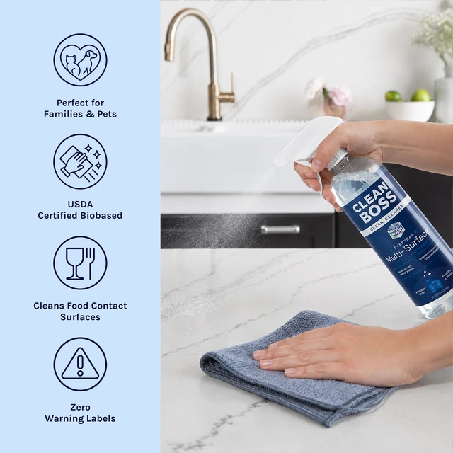 Alt view image 3 of 6 - CleanBoss Everyday Multi-Surface Cleaner, Soft Lavender, 24fl oz