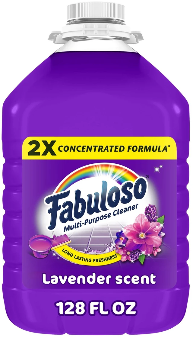 Main image of Fabuloso 2X Multi-Purpose Cleaner, No Rinse Floor Cleaner, Lavender Scent, 128 fl oz