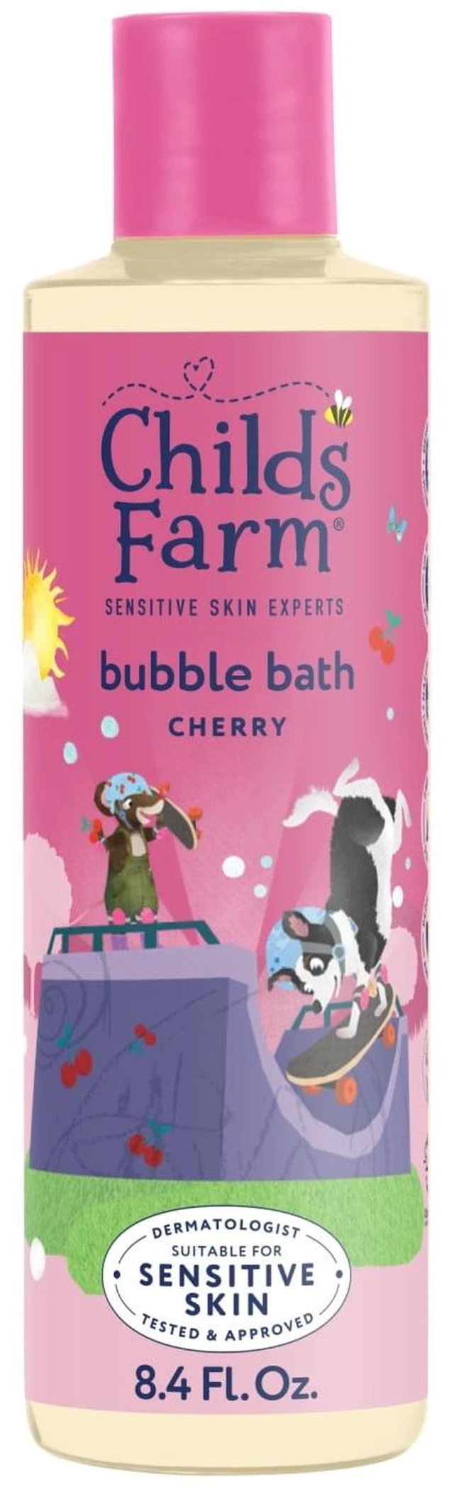 Main image of Childs Farm Cherry Bubble Bath, 8.4fl oz