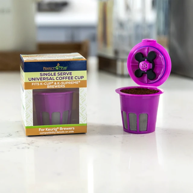 Alt view image 4 of 5 - Perfect Pod Single Serve Universal Reusable Coffee Filter Cup with Multistream Technology
