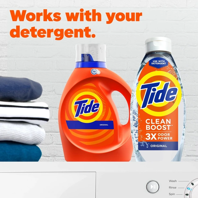 Alt view image 4 of 5 - Tide Clean Boost Fabric Softener Rinse, Original Scent, 48 Fl Oz, Removes Odors and Residues