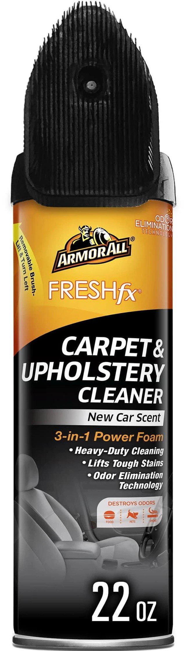 Main image of Armor All Fresh Fx Power Foam Automotive Cleaner, Winter Auto Messes, Carpet & Upholstery (New Car Scent, 22oz)
