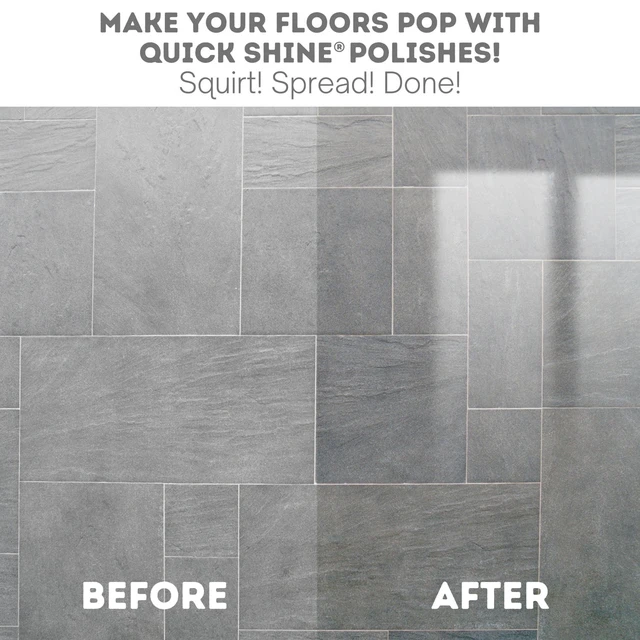 Alt view image 5 of 5 - Quick Shine Multi-Surface Floor Finish, PFAS-Free Formula, All Purpose Household Floor Polish, 27 fl oz