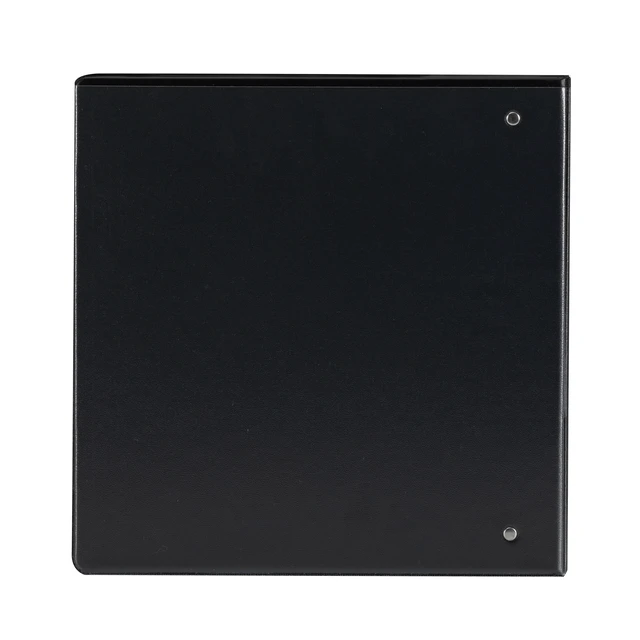 Alt view image 6 of 6 - Pen+Gear 3-Ring Durable View Binder, 2-Inch D-Rings, Black, 1 Count