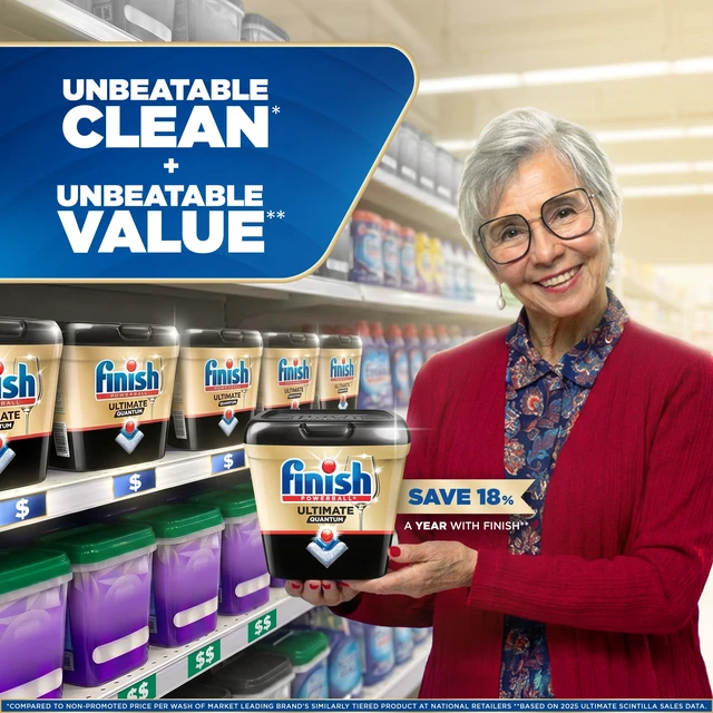 Alt view image 3 of 5 - Finish Ultimate Quantum Dishwasher Pods, 50% More Cleaning Power, 38 Tabs
