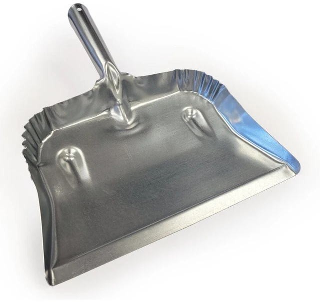 Main image of Fulton Heavy Duty Galvanized Steel Dustpan - Silver