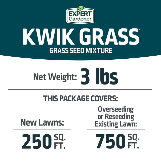 Alt view image 4 of 6 - Expert Gardener Kwik Grass Seed Mix, 3 lb, for Sun to Partial Shade