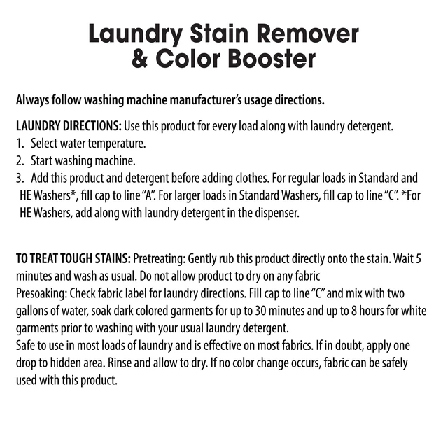 Alt view image 4 of 6 - Great Value Laundry Stain Remover & Color Booster 88fl oz
