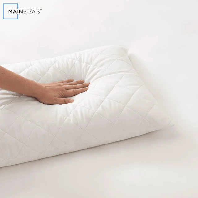 Alt view image 6 of 6 - Mainstays Memory Foam Cluster Bed Pillow, Standard/Queen