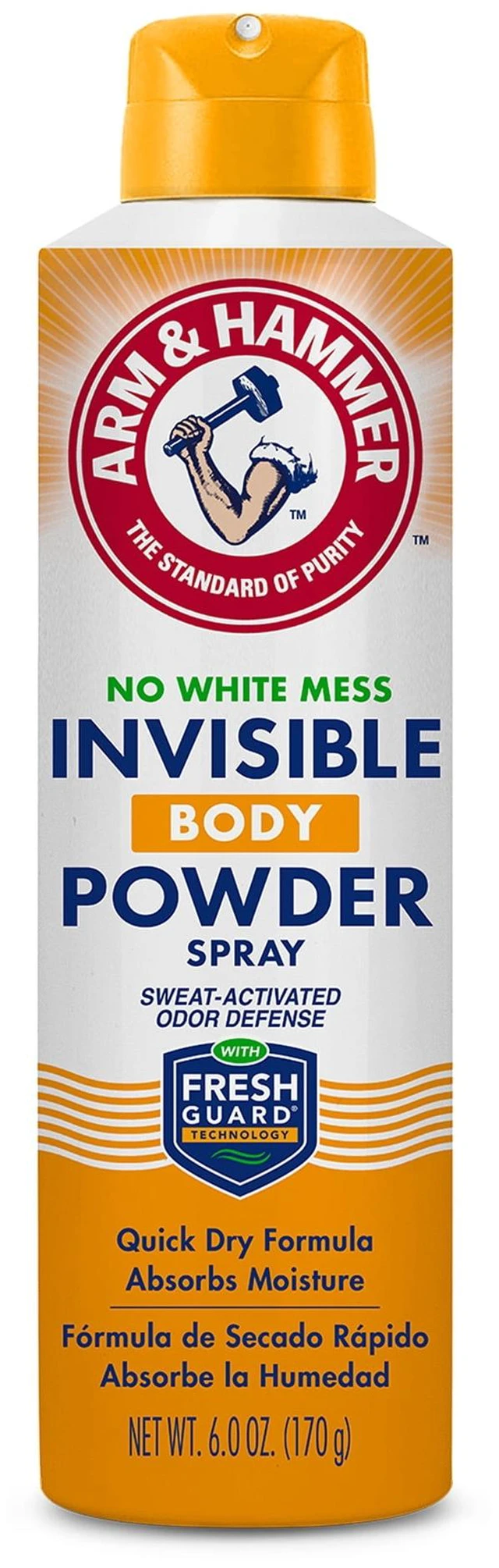 Main image of Arm & Hammer Invisible Odor Defense Body Powder Spray, 6oz