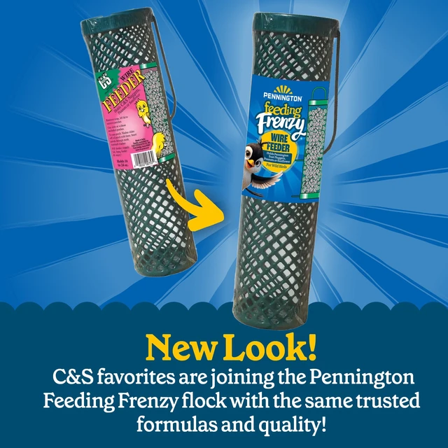 Alt view image 2 of 6 - Pennington Feeding Frenzy Suet Nugget Feeder, Wire Wild Bird, 11 x 3 x 3Inch