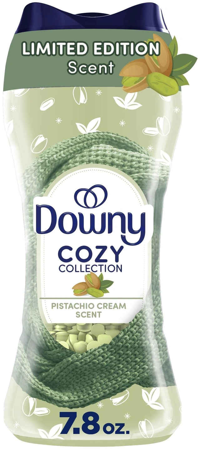 Main image of Downy Cozy Collection In-Wash Laundry Scent Booster Beads, Pistachio Cream Scent, 7.8 oz