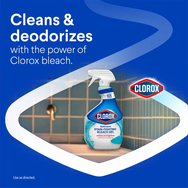 Alt view image 2 of 5 - Clorox Bathroom Bleach Gel and Shower Cleaner Spray, 30oz