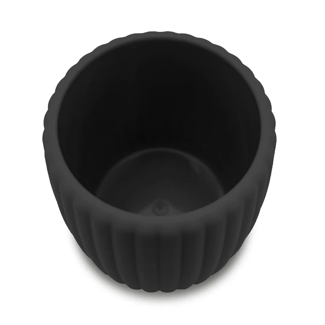 Alt view image 5 of 6 - Mainstays Ribbed Rubberized Plastic Toothbrush Holder, Black