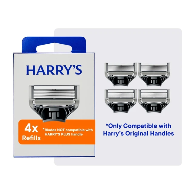 Main image of Harry's Men's 5-Blade Razor Blade Refills, 4 Pack