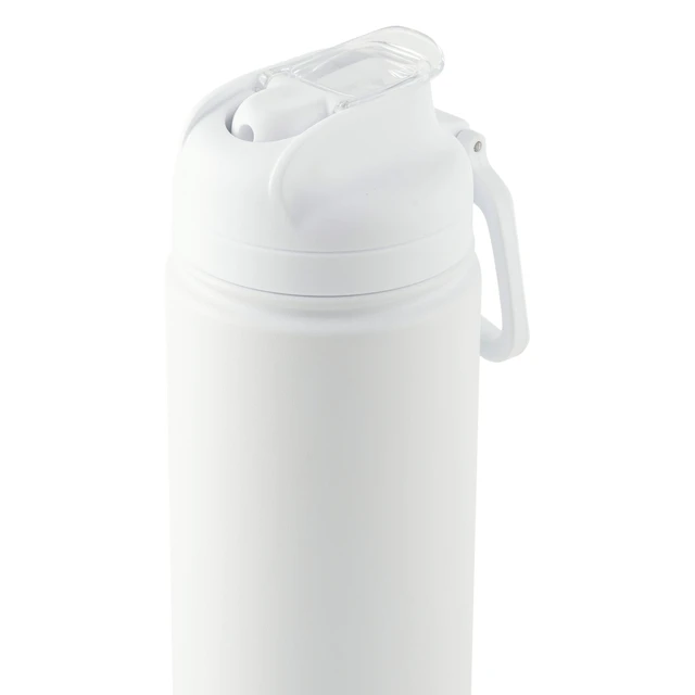 Alt view image 3 of 6 - Mainstays 24oz Stainless Steel Sip Water Bottle, White