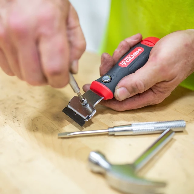 Alt view image 4 of 6 - Hyper Tough Extendable Razor Blade Scraper, 9 inch, with Replaceable Blades