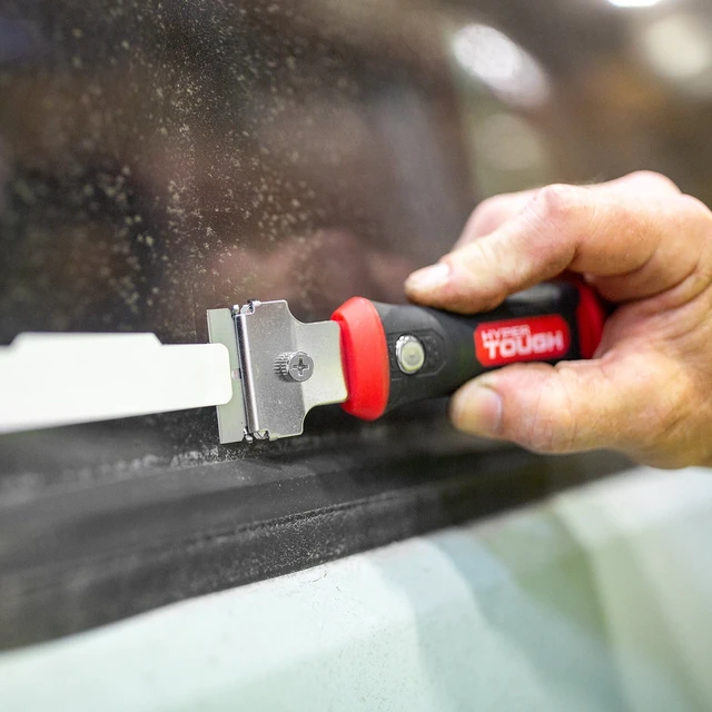 Alt view image 2 of 6 - Hyper Tough Extendable Razor Blade Scraper, 9 inch, with Replaceable Blades