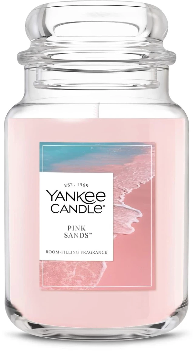 Main image of Yankee Candle 22oz Original Large Jar Scented Candle Pink Sands