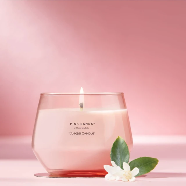 Alt view image 2 of 5 - Yankee Candle Studio Collection Scented Candle 10oz Pink Sands Pink
