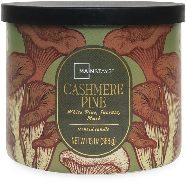 Main image of Mainstays Cashmere Pine 3-Wick Scented Candle, 13 oz