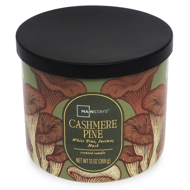 Alt view image 2 of 6 - Mainstays Cashmere Pine 3-Wick Scented Candle, 13 oz