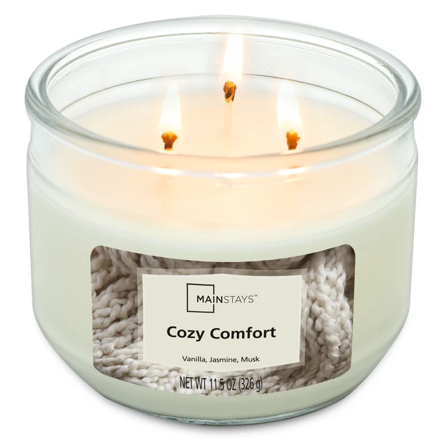 Alt view image 5 of 5 - Mainstays Cozy Comfort 3-Wick Scented Candle, 11.5oz