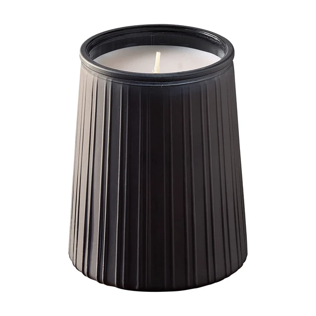 Alt view image 6 of 6 - Better Homes & Gardens Ribbed Jar Candle 16.1oz Warm Leathered Amber Scented