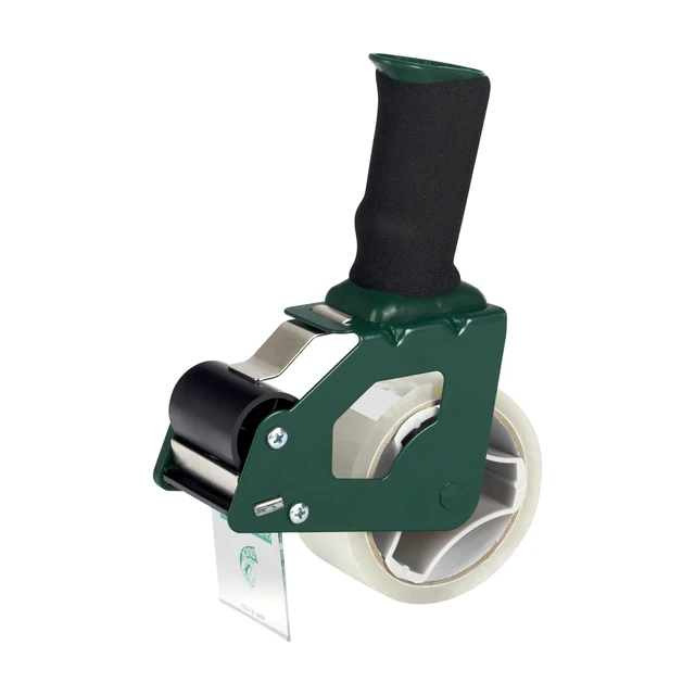 Alt view image 3 of 5 - Duck General Purpose Packing Tape Gun with Foam Handle, Clear, 1.88in x 55yd, 2 Rolls