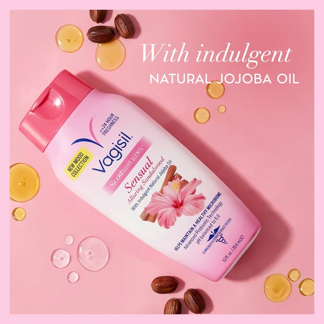 Alt view image 3 of 5 - Vagisil Feminine Wash, 12 fl oz, Alluring Sandalwood, pH Balanced, Gynecologist Tested, Scentsitive Scents