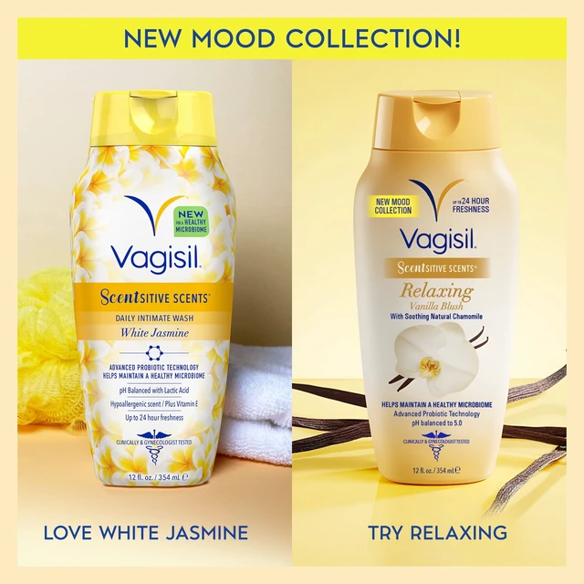 Alt view image 3 of 5 - Vagisil Feminine Wash Scentsitive Scents, pH Balanced, Gynecologist Tested, Vanilla Blush, 12 fl oz
