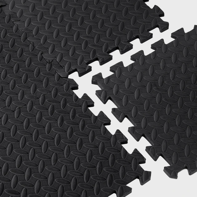 Alt view image 4 of 4 - CAP Barbell Equipment Mat 12-Piece, 48" x 36" x 1/2", Black