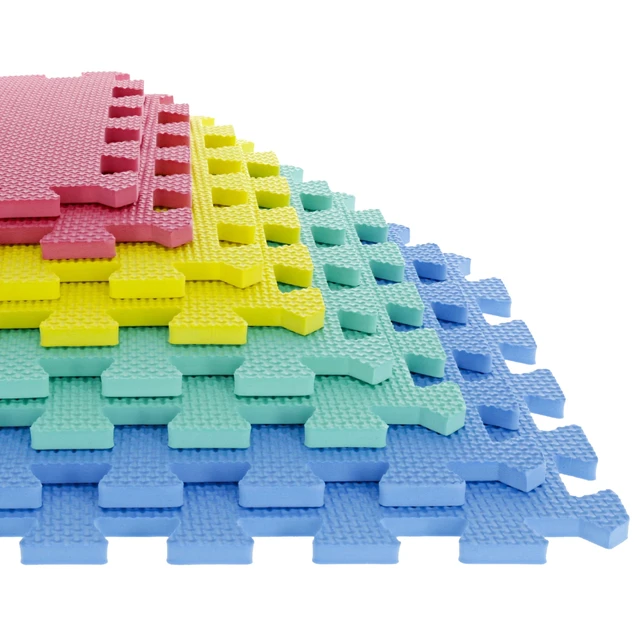 Alt view image 3 of 6 - RAD Sportz 12.4"x12.4" Interlocking Floor Mats, 8-Piece, Multicolor