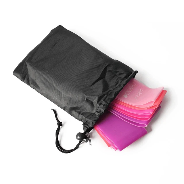 Alt view image 3 of 6 - Resistance Bands Loop Set for Fitness Yoga Booty Leg Exercise Gym Butt Lift