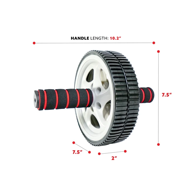 Alt view image 4 of 7 - Sunny Health & Fitness No.003 Ab Roller Exercise Wheel for Core Training, Balance and Abdominal