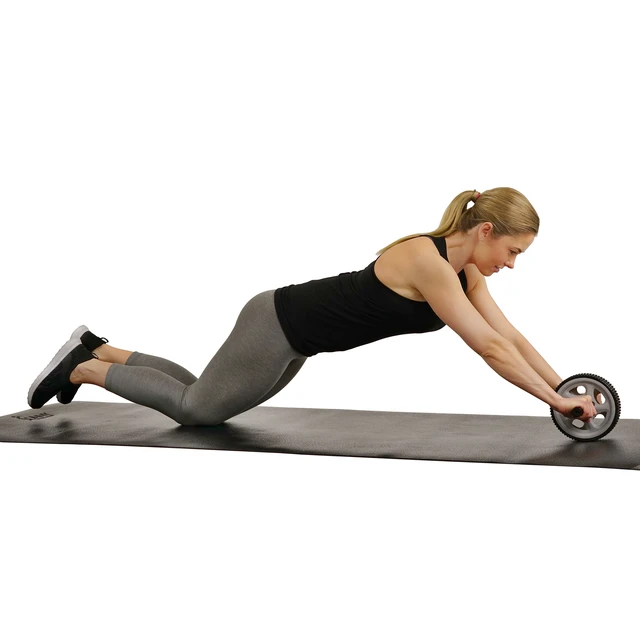 Alt view image 7 of 7 - Sunny Health & Fitness No.003 Ab Roller Exercise Wheel for Core Training, Balance and Abdominal