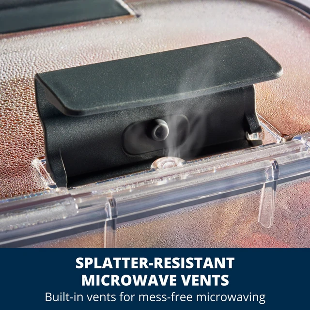 Alt view image 3 of 5 - Rubbermaid Brilliance 0.5-Cup Rectangle Food Storage Container, 2 Pack