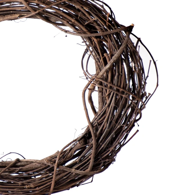 Alt view image 3 of 5 - ProFlora Grapevine Wreath Brown 12"