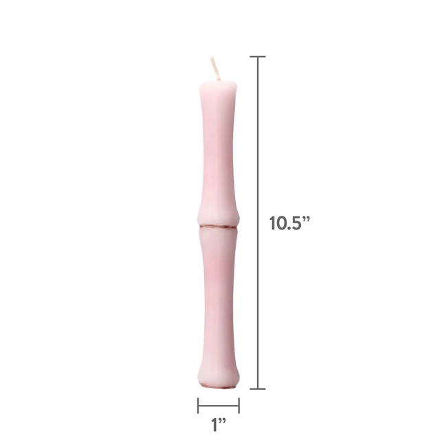 Alt view image 4 of 5 - Bleeding Bones Taper Candles 10" 2 Pieces Halloween by Way to Celebrate