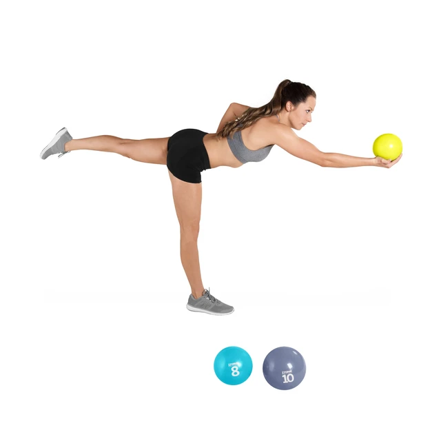 Alt view image 2 of 4 - 8Lbs Tone Fitness Soft Weighted Ball