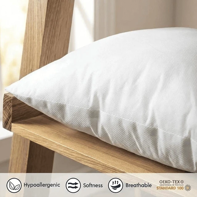 Alt view image 4 of 5 - Phantoscope 12x20 Hypoallergenic Pillow Insert, Soft Rectangular Cushion Form for Couch Bed Sofa