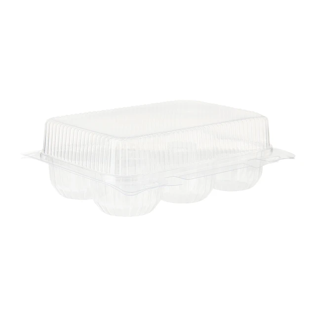 Alt view image 3 of 5 - Way To Celebrate Clear Cupcake Boxes, 4 Count
