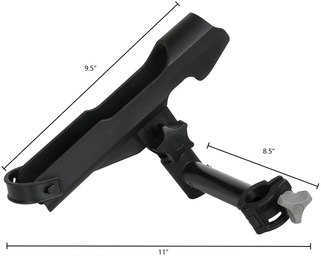 Alt view image 5 of 6 - Ozark Trail Universal Fishing Rod Holder Chair Attachment, Black