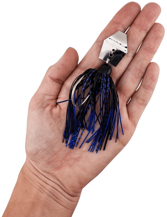 Alt view image 5 of 6 - Z-Man Original ChatterBait Bladed Jig 3/8 oz Blue Black