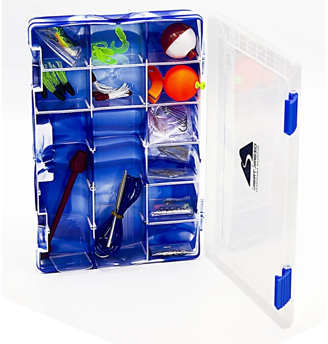 Alt view image 2 of 6 - Ozark Trail Beginner's Fishing Kit with Assorted Tackle, Bobbers, Hooks & Accessories